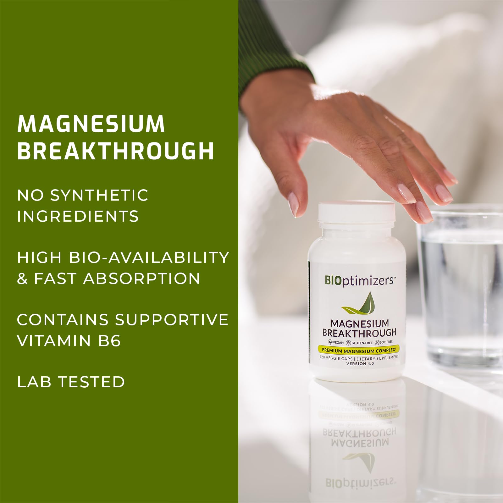 Magnesium Breakthrough Supplement 4.0 - Has 7 Forms of Magnesium: Glycinate, Malate