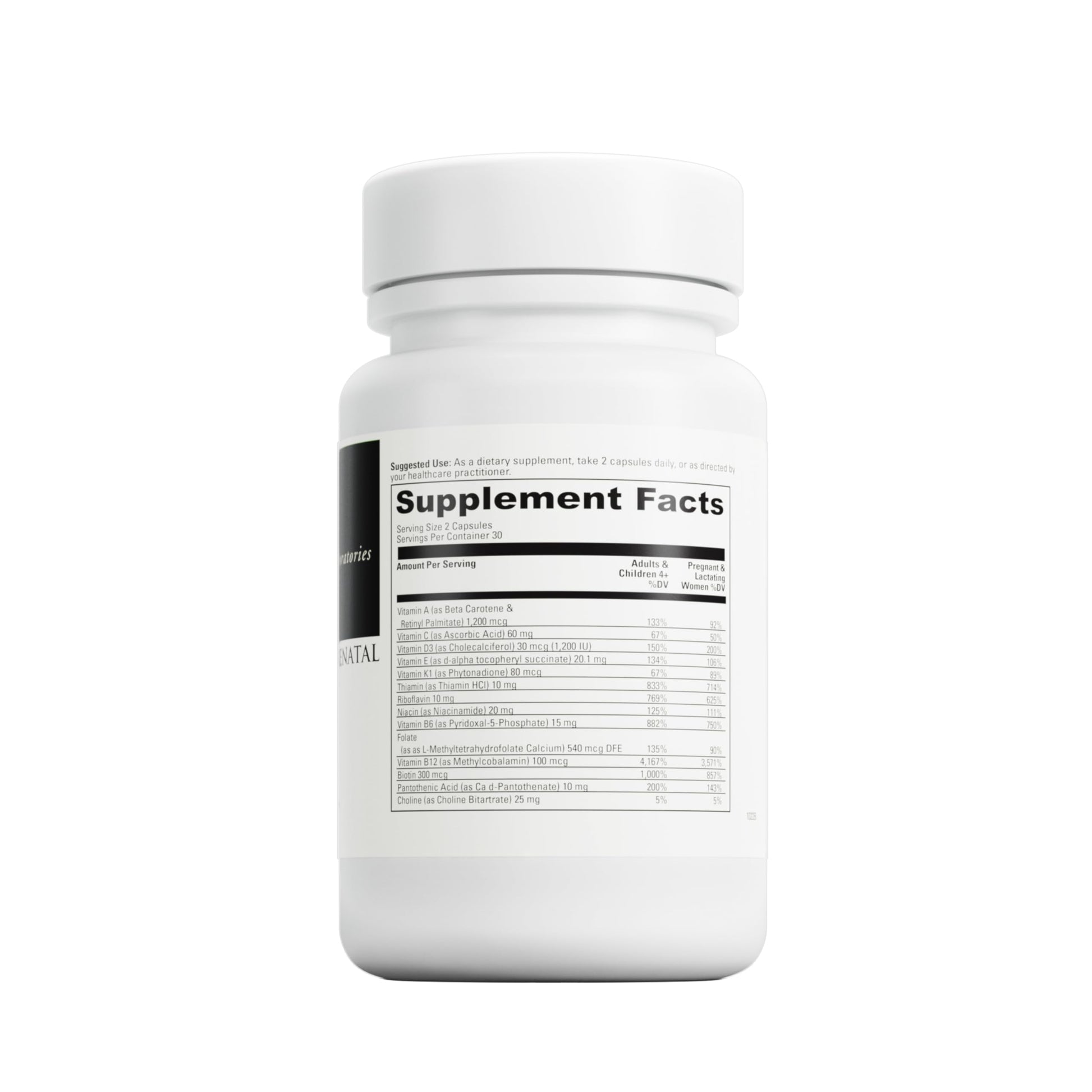 DAVINCI Labs Daily Best Prenatal with Probiotics - Prenatal Multivitamin & Multi-Mineral - Helps DAVINCI