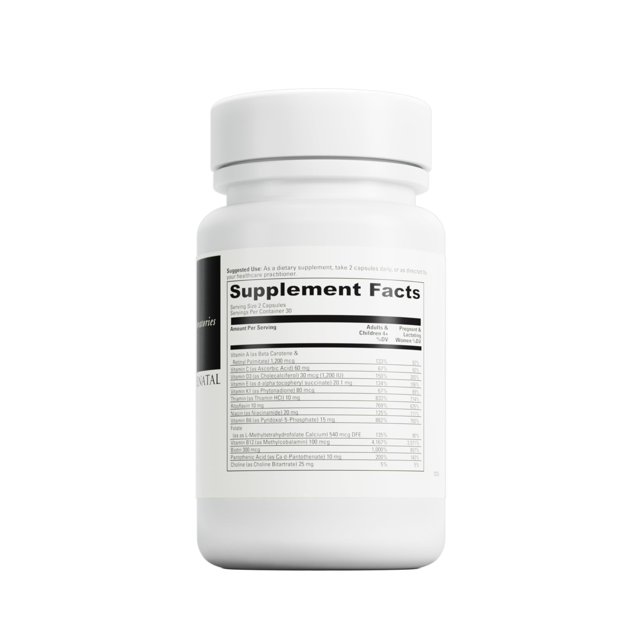 DAVINCI Labs Daily Best Prenatal with Probiotics - Prenatal Multivitamin & Multi-Mineral - Helps DAVINCI