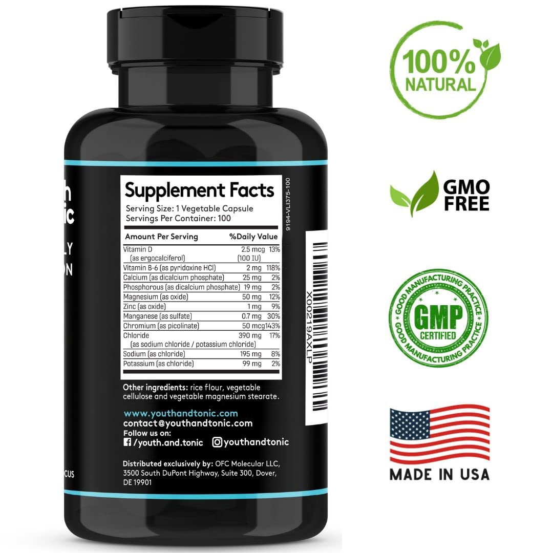 Complete Electrolyte Supplement Pills High Absorption | Cmax Potassium