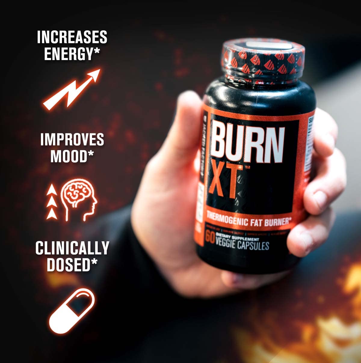 Burn-XT Thermogenic Fat Burner, Lean PM Nighttime Fat Burner & Sleep Aid Jacked Factory