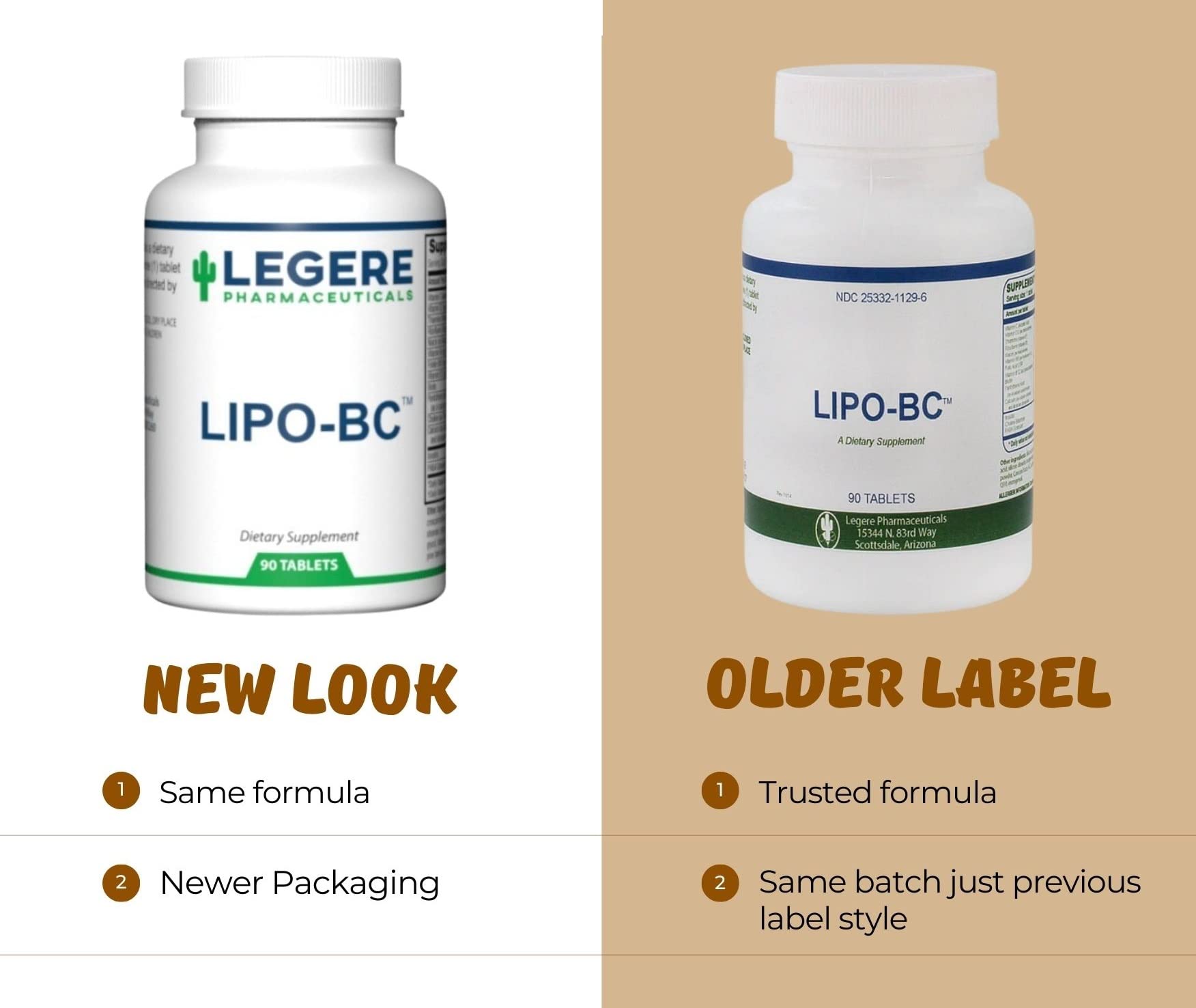 Lipo Bc (90 Tabs) Legere Pharmaceuticals