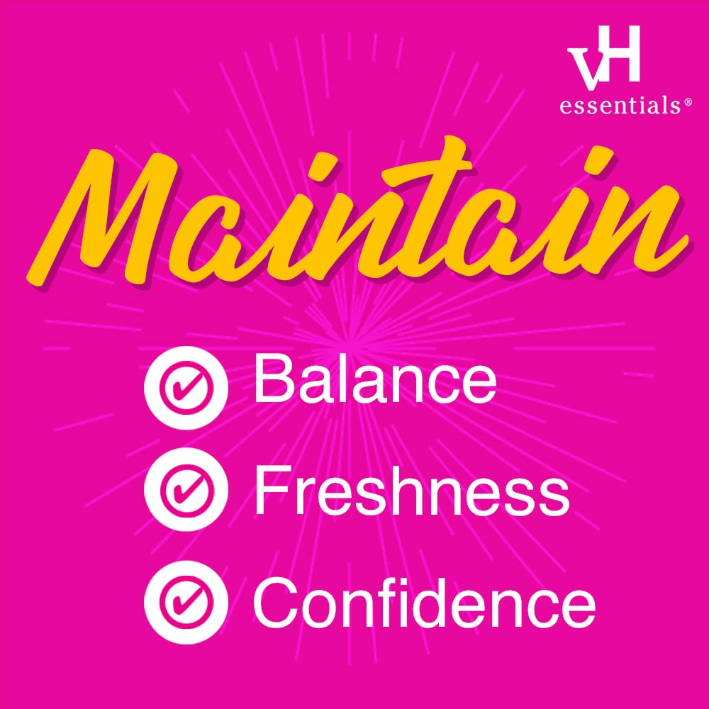 vH essentials Prebiotic PH Balanced Vaginal SuppositoriesBox, Original Version, 15 Count vH essentials