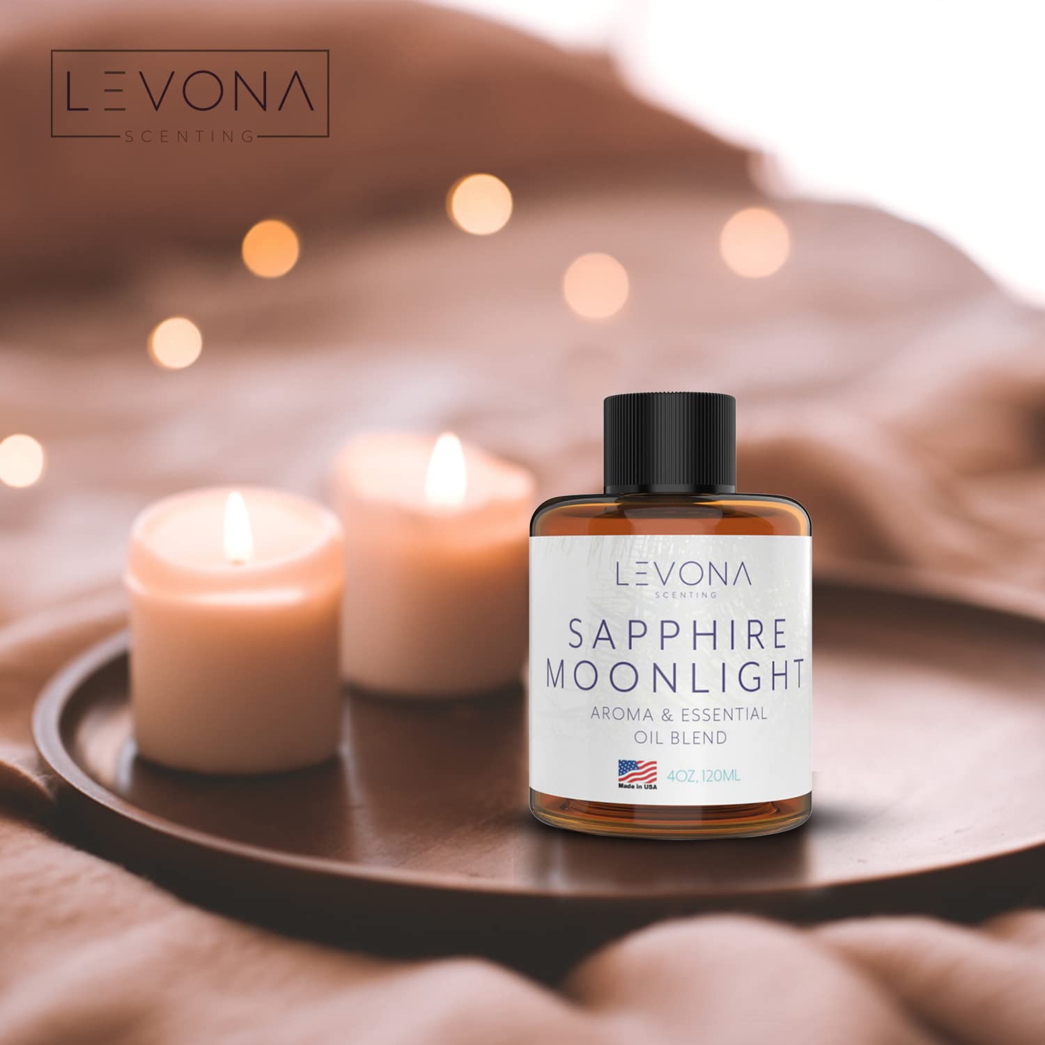 Levona Scent Pure Essential Oils For Diffusers For Home, Hotel & Office - Sapphire Moonlight Essential Oil LEVONA SCENT
