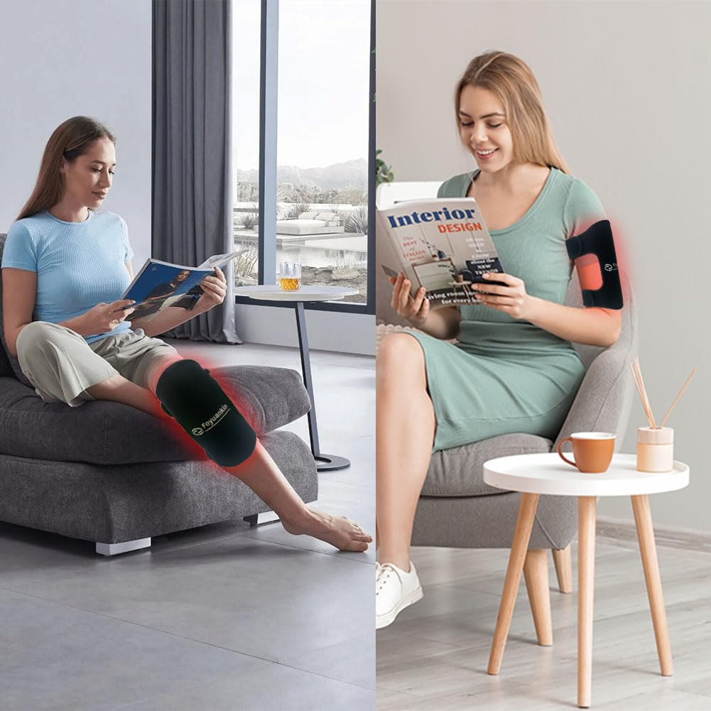 Foyuankin 660nm Red Light Therapy Pad for Joints, 850nm Infrared Light Benefits for Joint Foyuankin