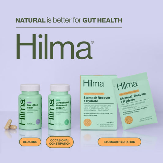 Hilma Natural Gas & Bloating Relief - with Lemon Balm, Fennel & Peppermint Leaf