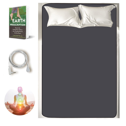 Grounding Mat, Grounding Mattress Cover Pad Grounding Mats Earth Connected Conductive Carbon