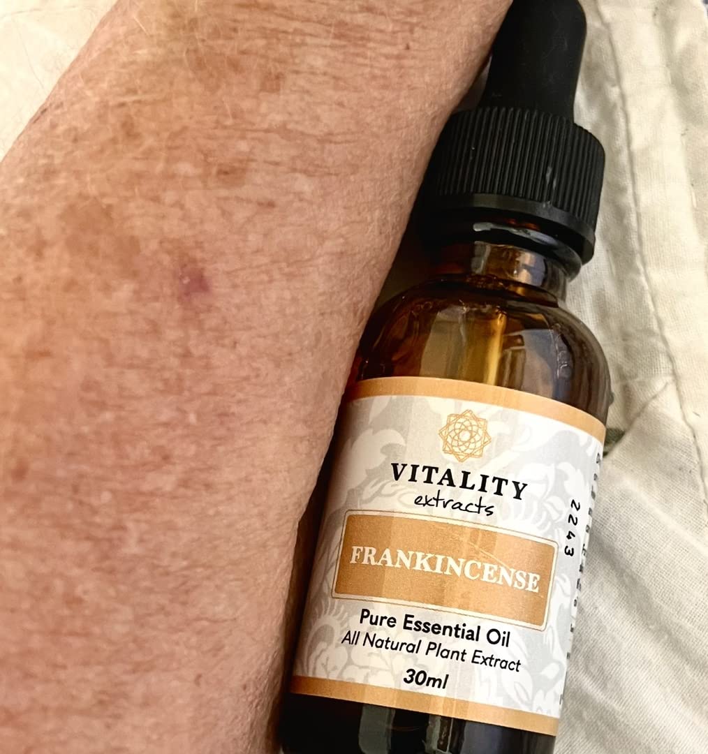 Vitality Extracts Frankincense Essential Oil - 30ml, Boswellia Serrata, Aromatherapy, Skin Care Vitality Extracts