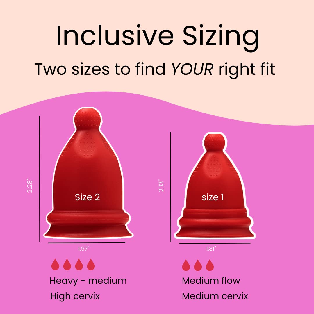 Bfree Menstrual Cup - Reusable Period Cup Leak-Free Eco-Friendly Tampon/Pad Alternative Bfree Cup