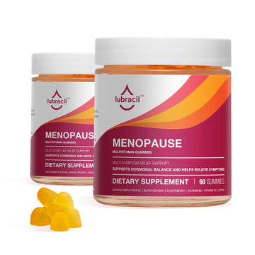 Lubracil - Menopause Gummies - Women's Natural Hormone-Free Daily Dietary Supplement