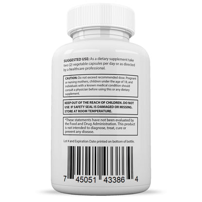 Justified Laboratories (2 Pack) Fungus Clear 1.5 Billion CFU Probiotic Pills 120 Capsules