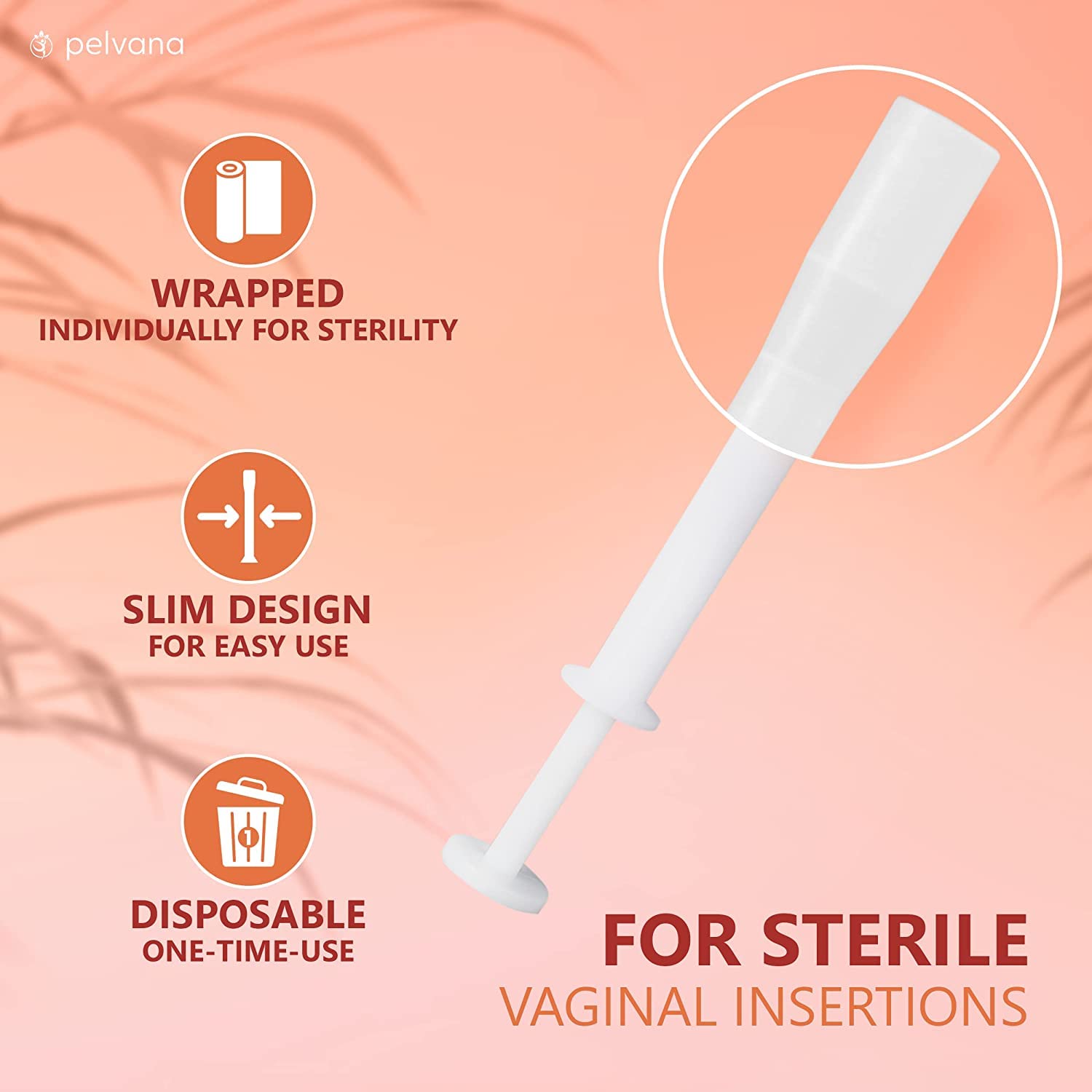 Pelvana Suppository Applicators for Women - (30 Pack) - Fits Size 0 and 00 Capsules - Often Used Pelvana