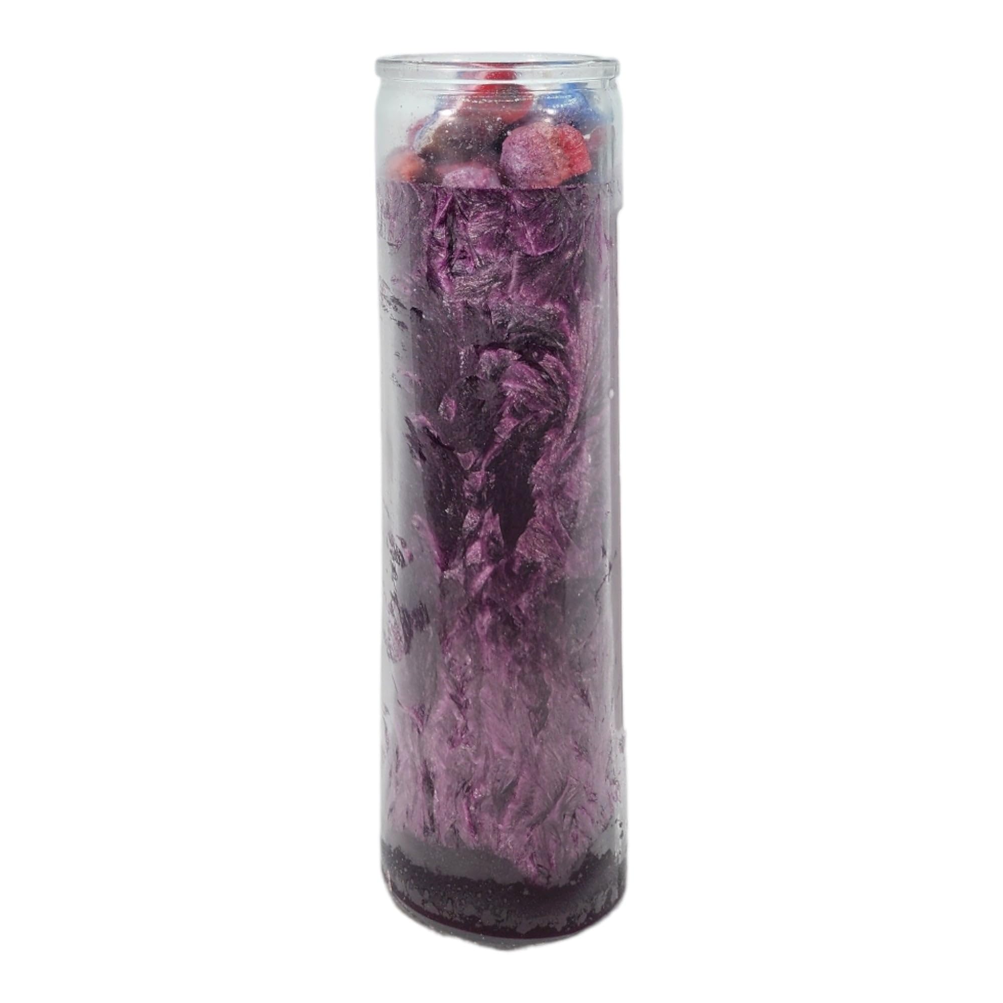 Despair-Palm Wax Spiritual Intention Spell Candle-[Purple] | Vela CASA ESOTERICA PERFUMADA MAGICK SPACE
