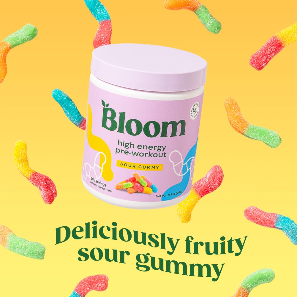 Bloom Nutrition High Energy Pre Workout Powder, Amino Energy with Beta Alanine Bloom Nutrition