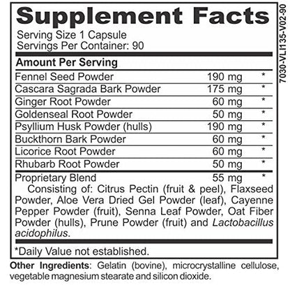 The Inner Health Colon & Gut Cleanse Detox Formula - Supporting Gut Health, Purification