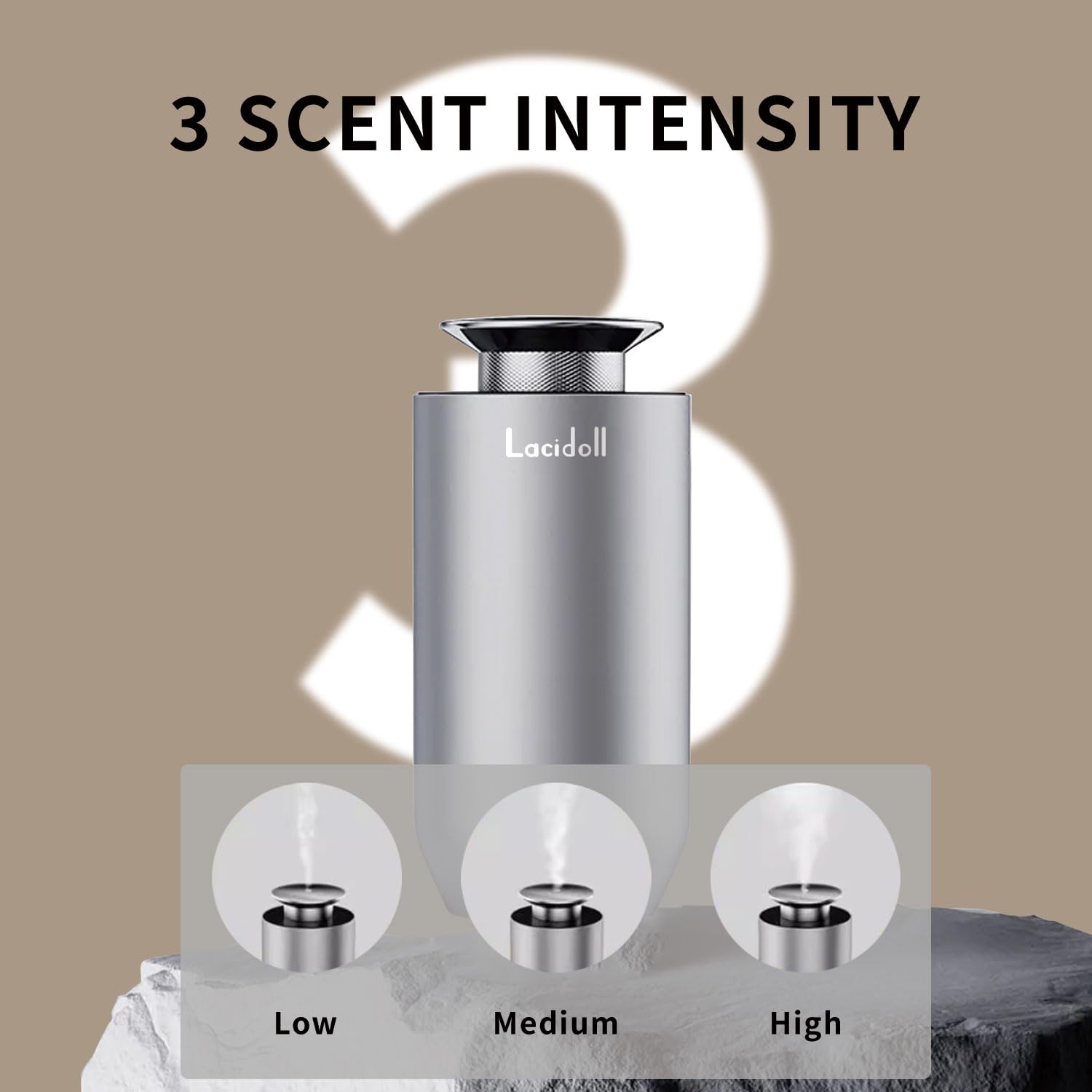 LACIDOLL Scent Diffusers for Home, Waterless Essential Oil Diffuser with No Leakage Tech, 10ML