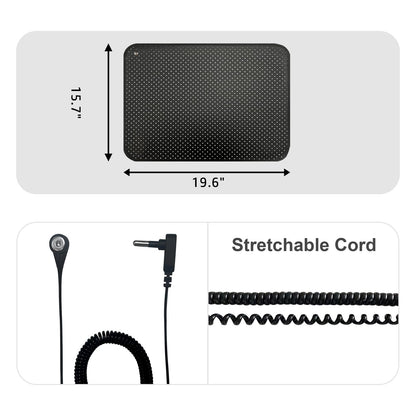 EOHELGRO Grounding Mat, Earth Grounding Mat for Sleeping, Earth Mat Grounding Pad for Energy