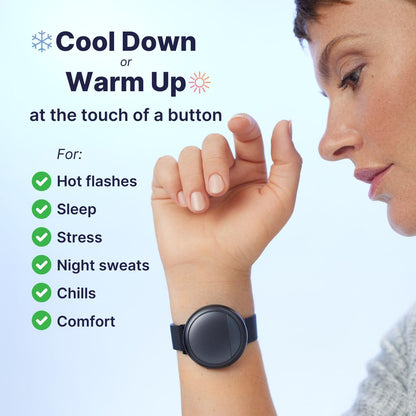 Embr Wave Cooling and Warming Wristband - Personalized Thermal Relief - Manage Hot Flashes, Night Sweats