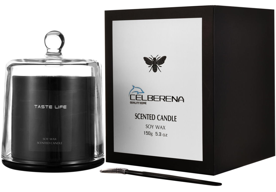 CELBERENA Scented Candles, Soy Candles for Home Scented, Lavender Vanilla Candles - Aromatherapy Candles