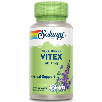 Solaray Vitex Berry 400mg | Womens Healthy Hormone Balance Formula | Menstruation & Menopause Support
