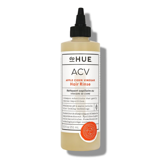 dpHUE Apple Cider Vinegar Hair Rinse, 8.5 oz - Shampoo Alternative & Scalp Cleanser 