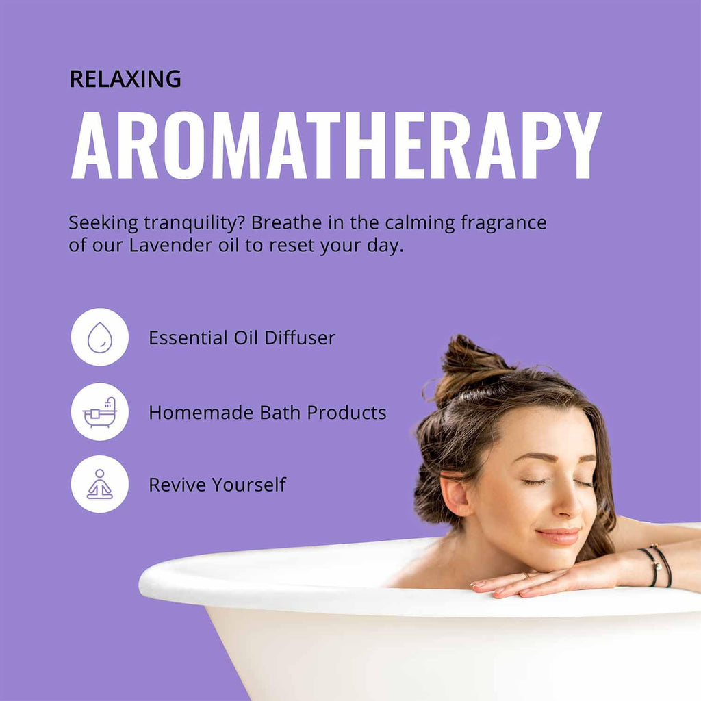 LAB BULKS ESSENTIAL OIL - Lavender Oil 16 Ounce Bottle for Diffusers, Home Care, Candles, Aromatherapy