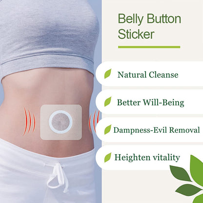 Hairline Mugwort Belly Button Patch, Natural Mugwort Essence Patch, Moxibustion Patch