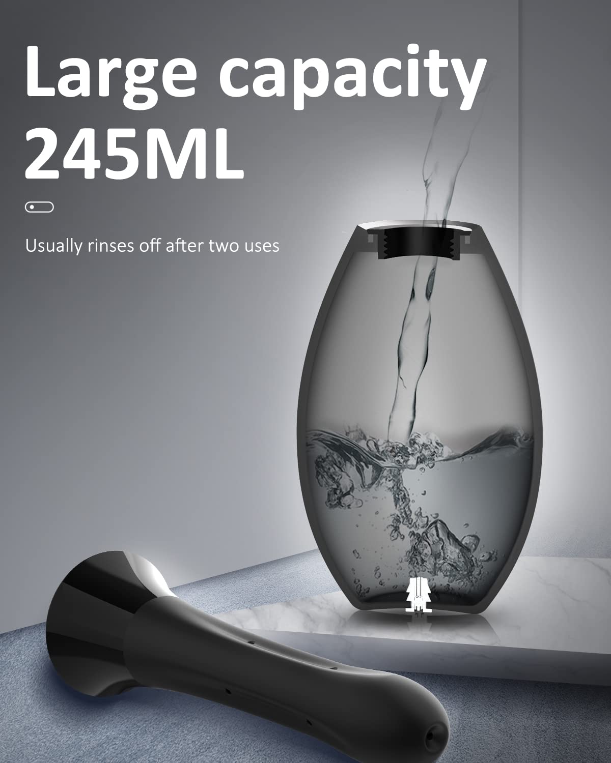 Enema Douche Anti Back-Flow, Amal Douche Connected to Shower Hole,Enema Bulb with 7 Spouts PropoDusche