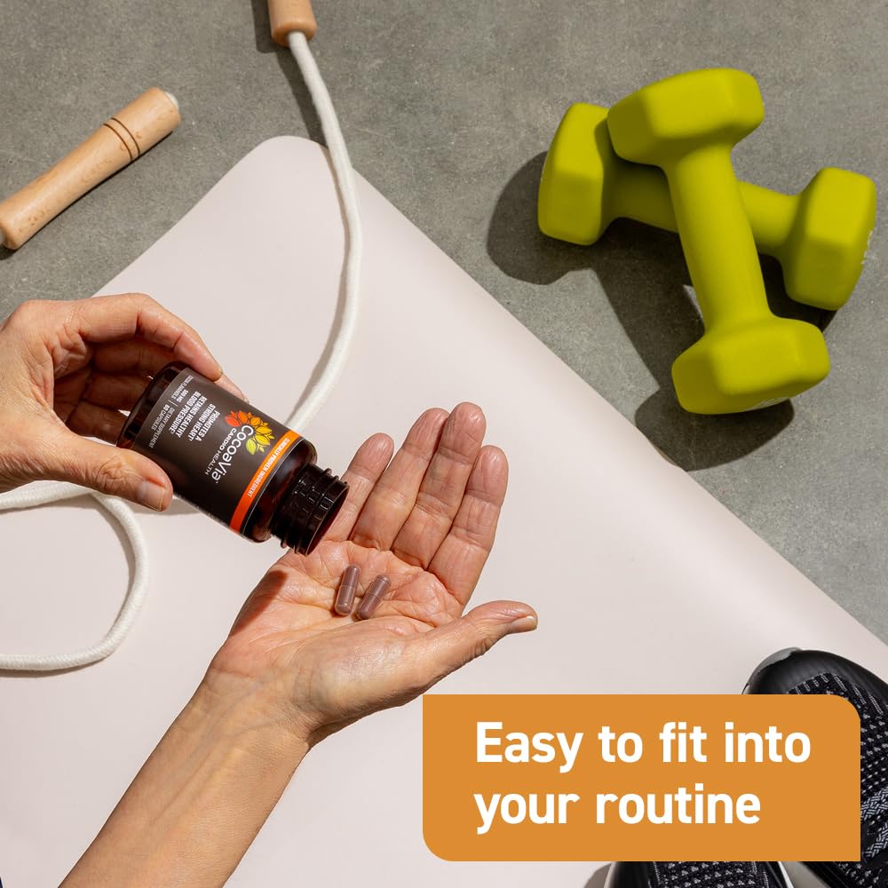 CocoaVia Cardio Health Supplement, 30 Day, 500mg Cocoa Flavanols, Support Heart Health CocoaVia