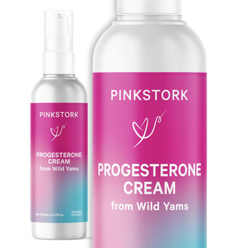 Pink Stork Progesterone Cream for Women - Wild Yam Cream to Support Hormone Balance