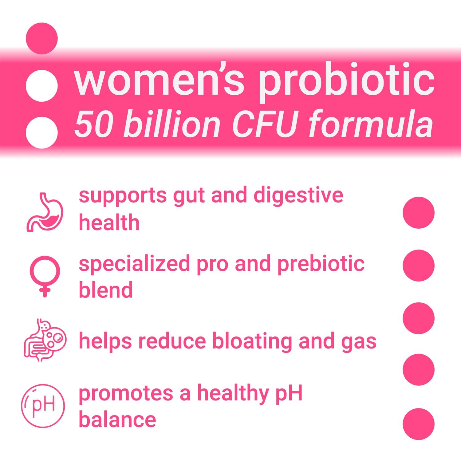 Luma Nutrition Probiotics for Women with Prebiotics - 50 Billion CFU - Formulated for Digestive Luma Nutrition