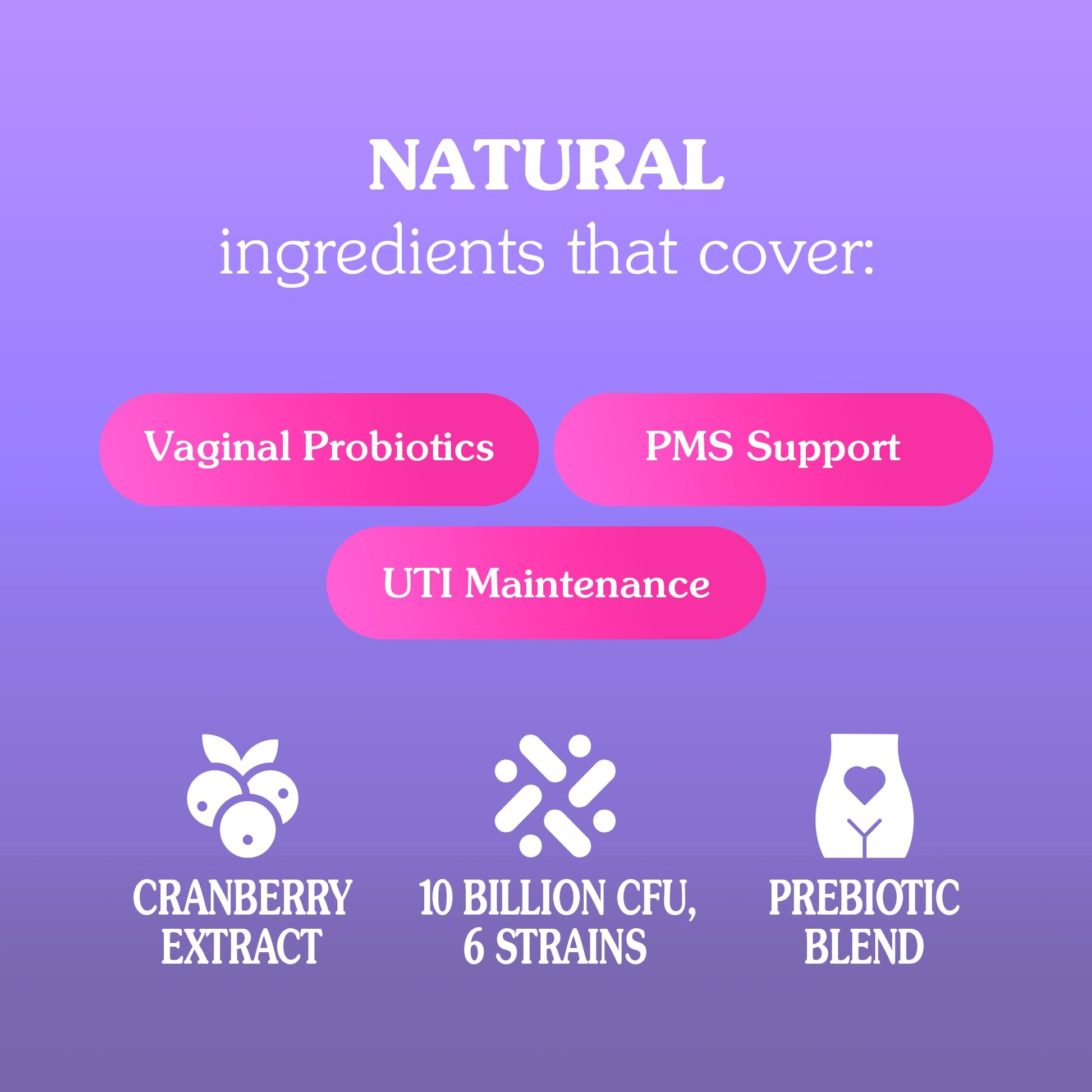 Seraphina 2-in-1 Vaginal Probiotics for Women + Hormone Balance - 90 Capsules for Complete Feminine Seraphina