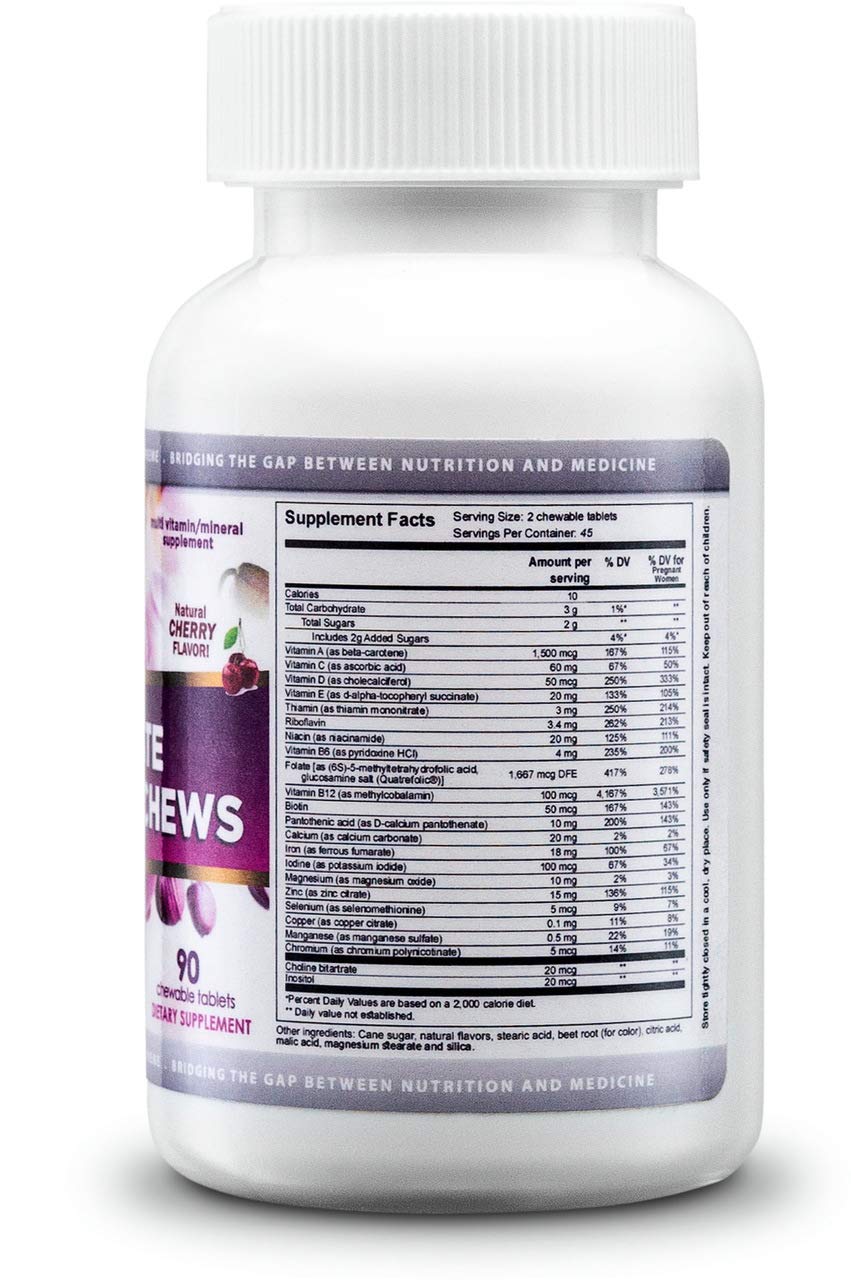 Nutri Supreme Research Ultimate Prenatal Chews with Folate 90 Chews Nutri-Supreme Research