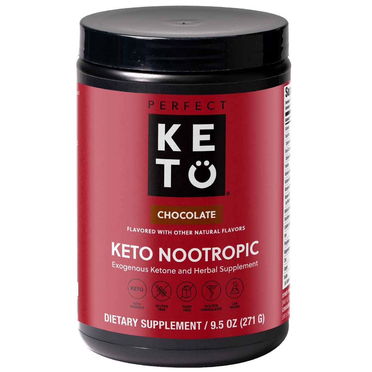 Perfect Keto Nootropic Brain Supplement - Enhance Focus and Energy, Boost Concentrati