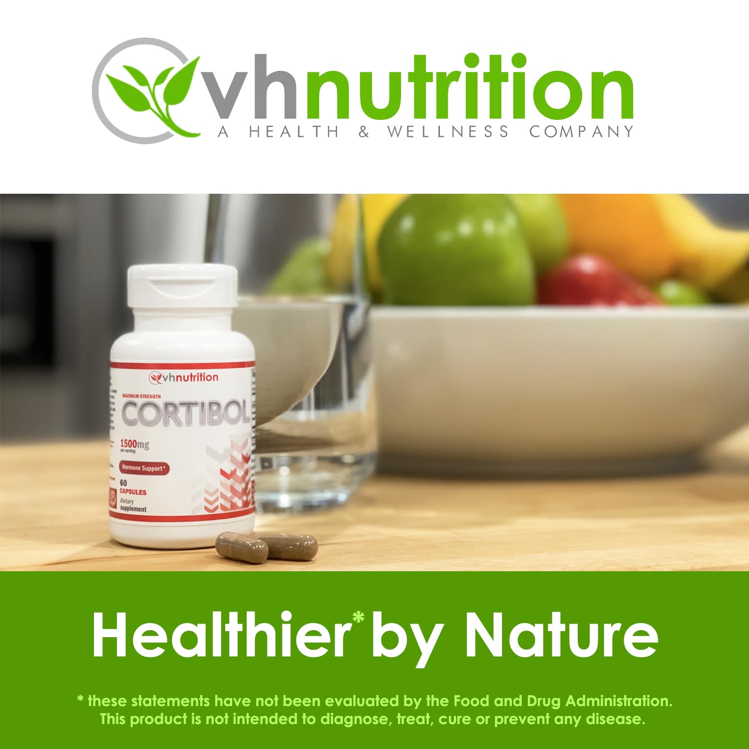 VH Nutrition CORTIBOL | Cortisol Manager* Supplement | Maximum Strength Adrenal VH Nutrition