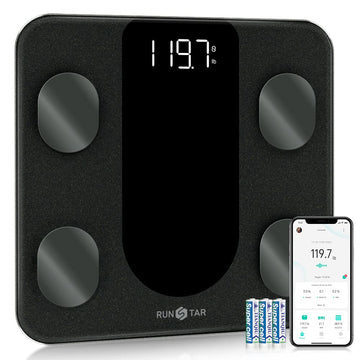 RunSTAR Smart Scale for Body Weight, Digital Bathroom Scale BMI Weighing Body Fat Scale