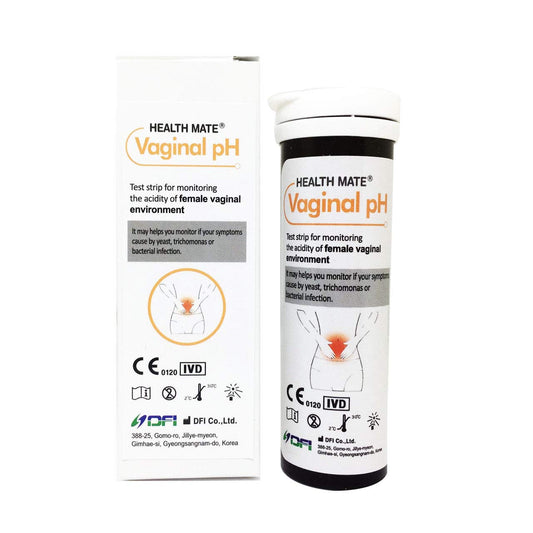 Vaginal Health pH Test Strips Without Swabs - Monitor Vaginal Intimate Health (Pack of 25)