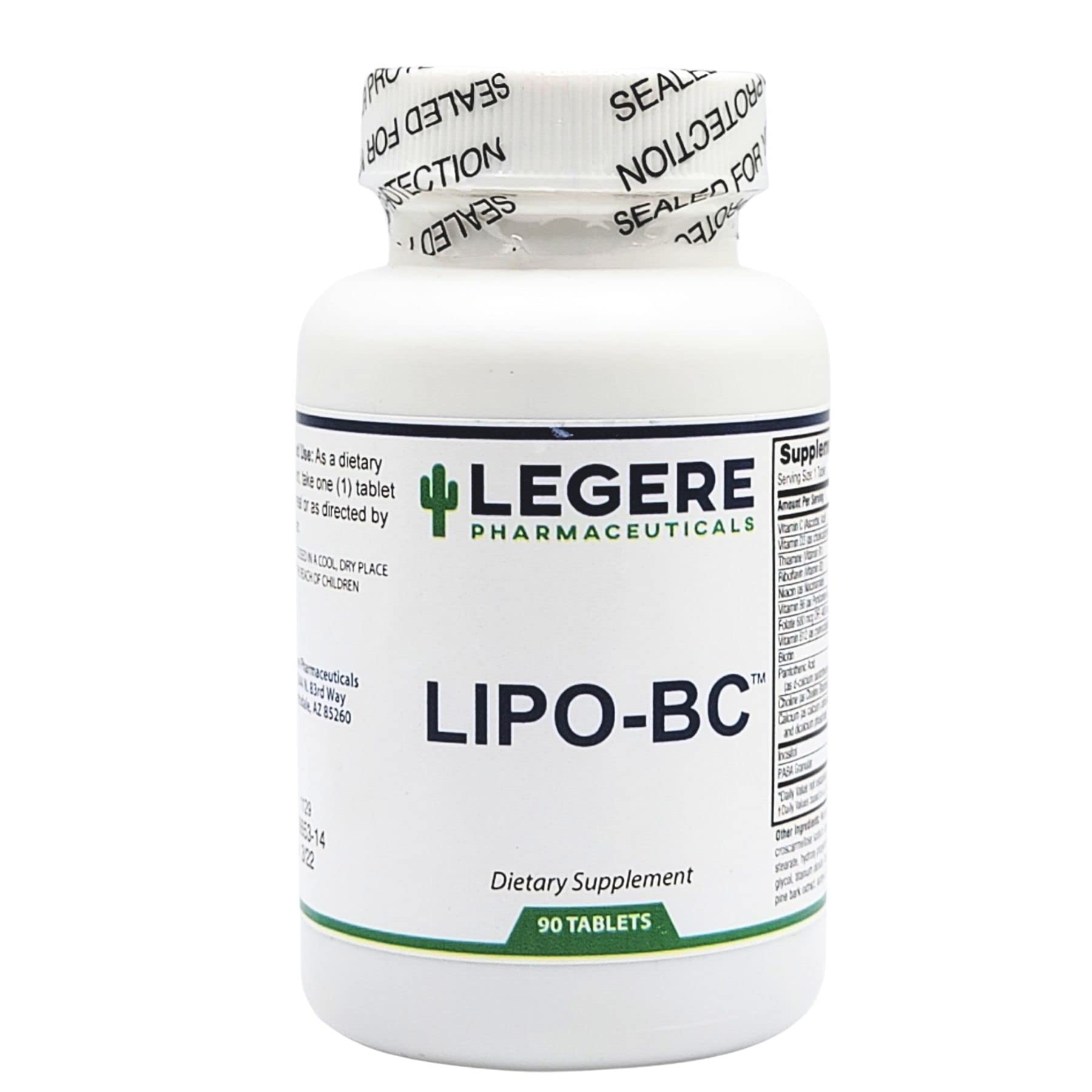 Lipo Bc (90 Tabs) Legere Pharmaceuticals