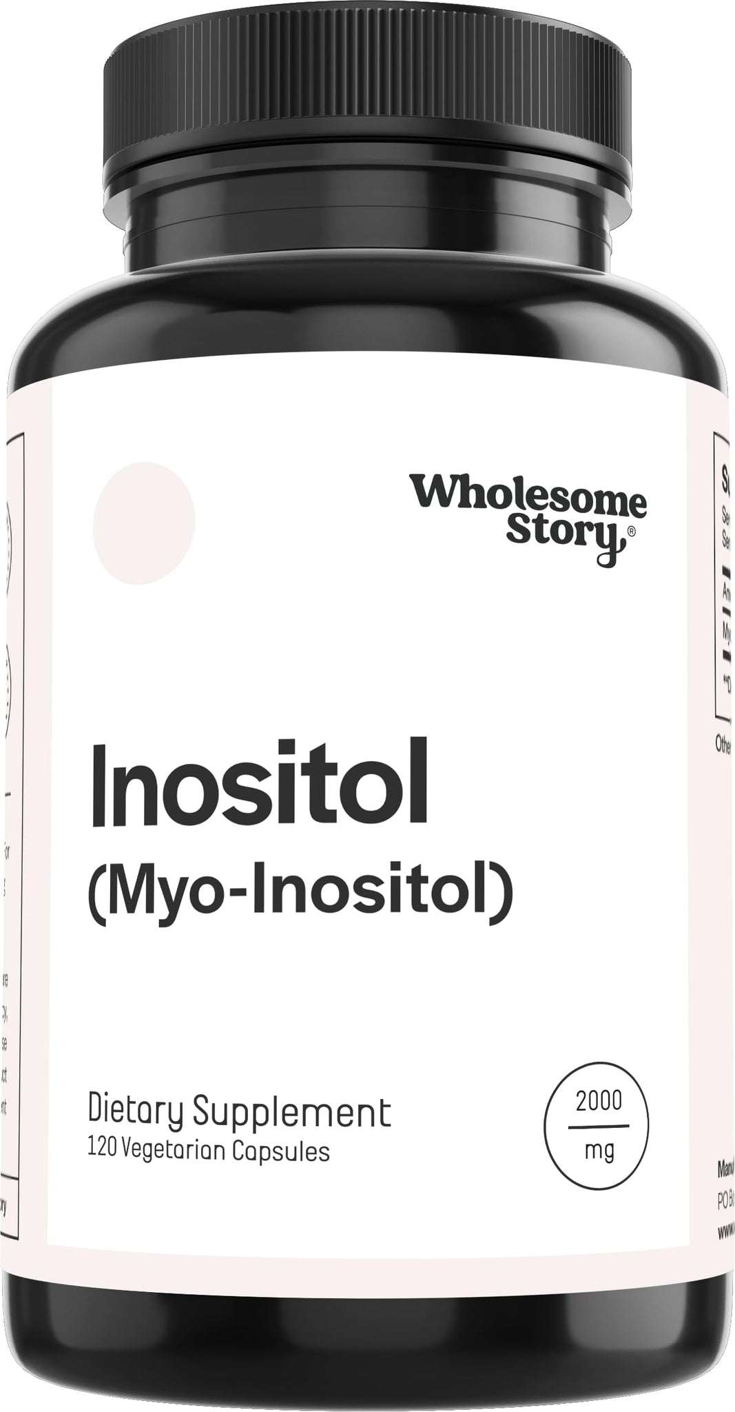 Pure Inositol Supplement | Myo-Inositol Supplement | Inositol Powder Capsules