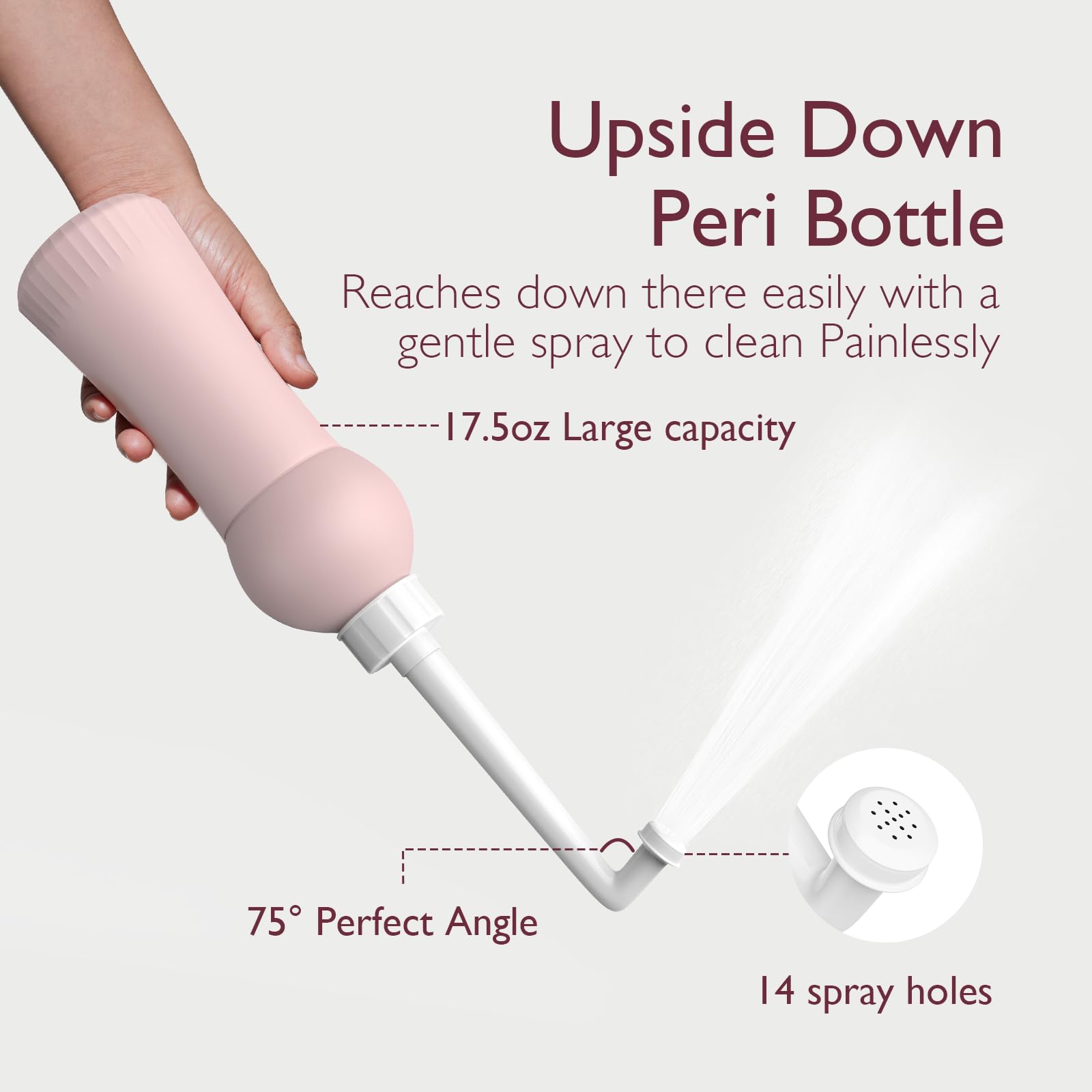 Momcozy 17oz Postpartum Upside Down Peri Bottle, Ergonomic, Perfect for Maternity Women Moms Momcozy