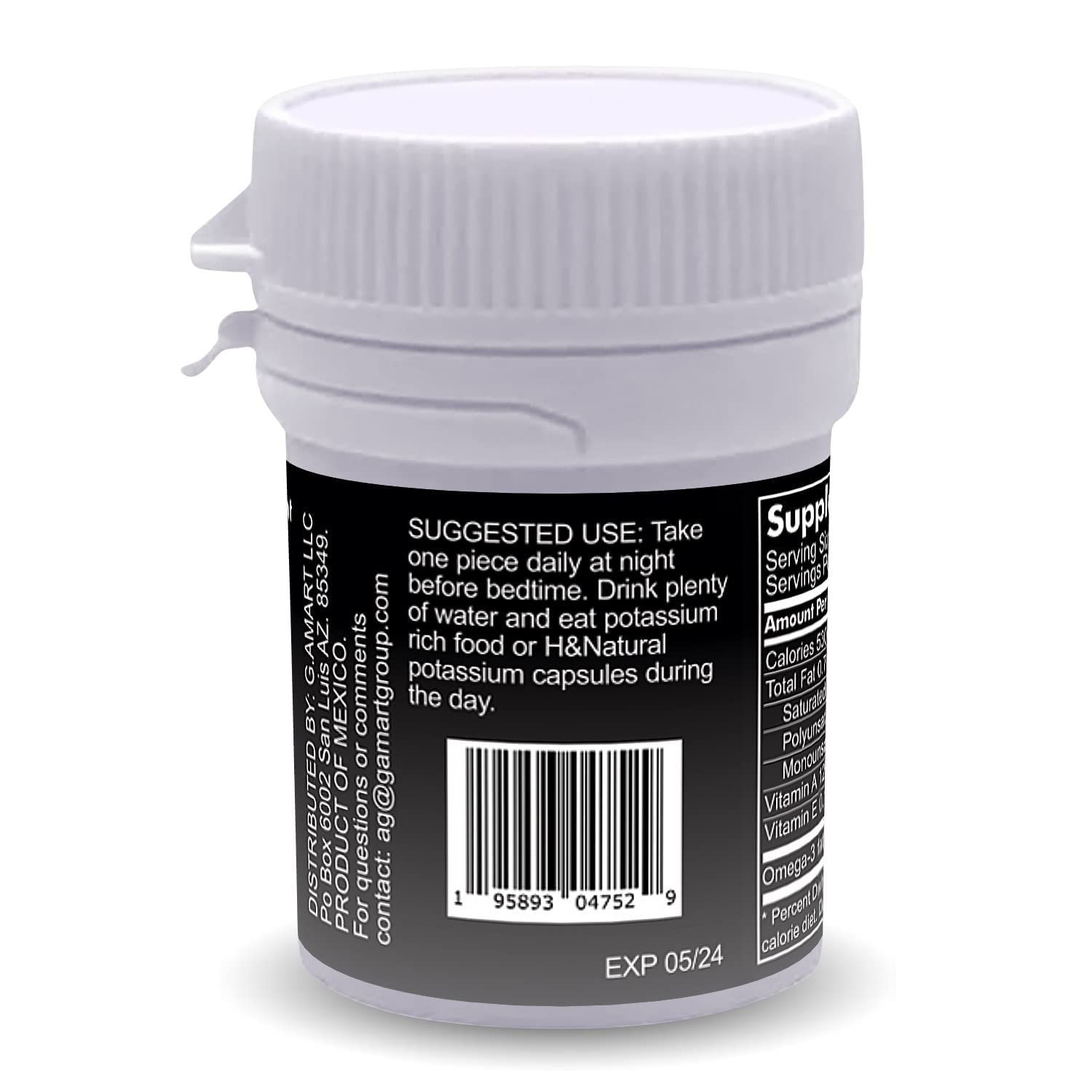 H&Natural 2 Pack! Brazil Seed Dietary Supplement 60 Pieces, Pure Natural Semilla de Brasil H&Natural