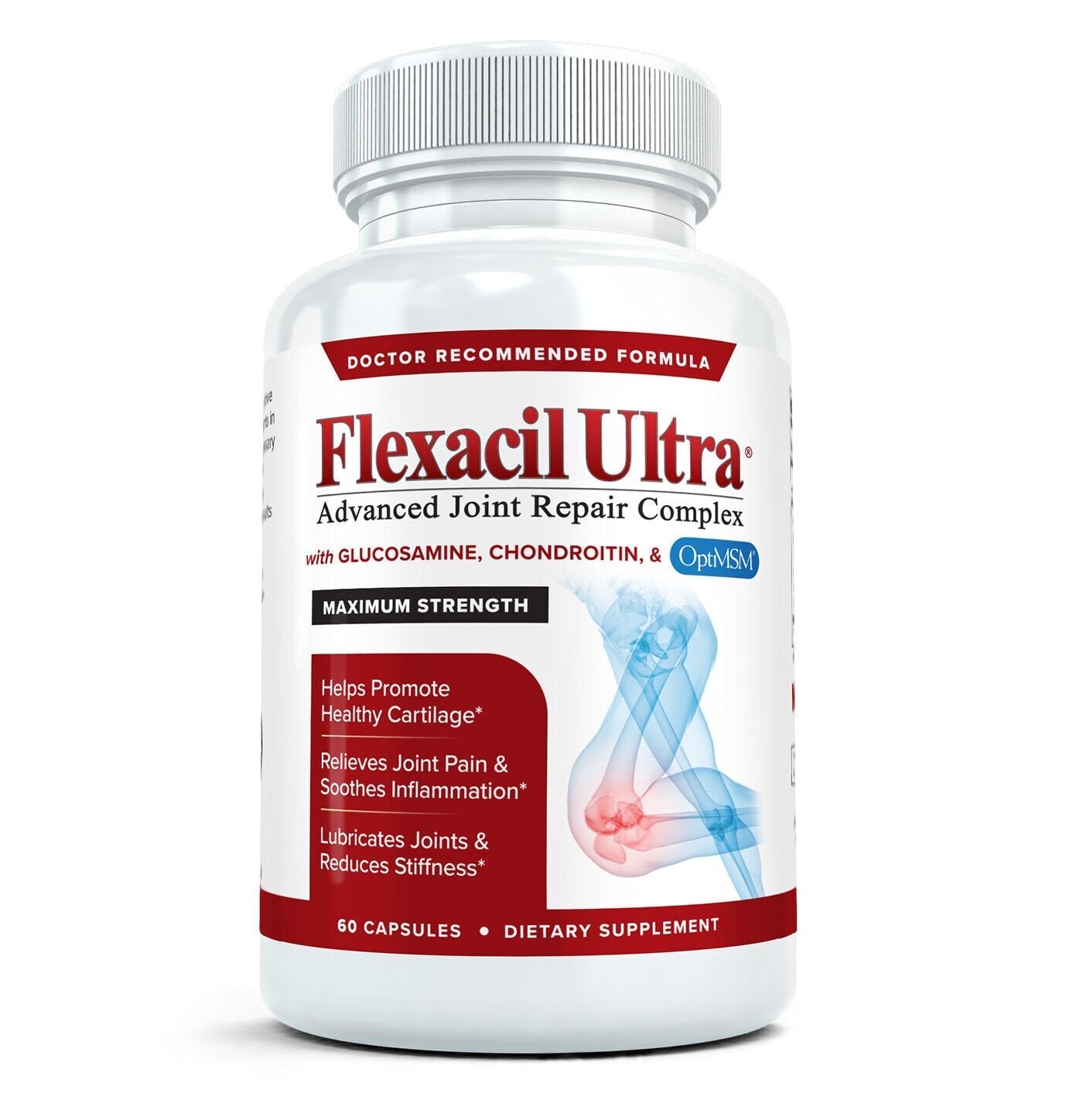 FLEXACIL ULTRA Best Joint Formula, Glucosamine Chondroitin MSM & Hyaluronic Acid