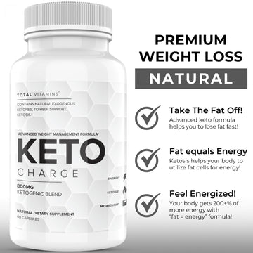 Keto Charge Keto Diet Pills BHB Advanced Weight Loss Ultra Boost Keto