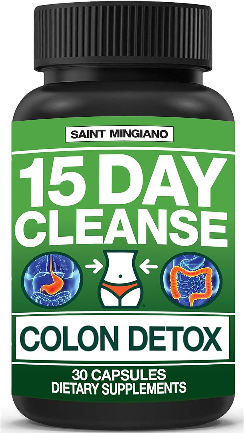 Saint Mingiano 15 Day Cleanse | Colon Detox with Natural Laxative