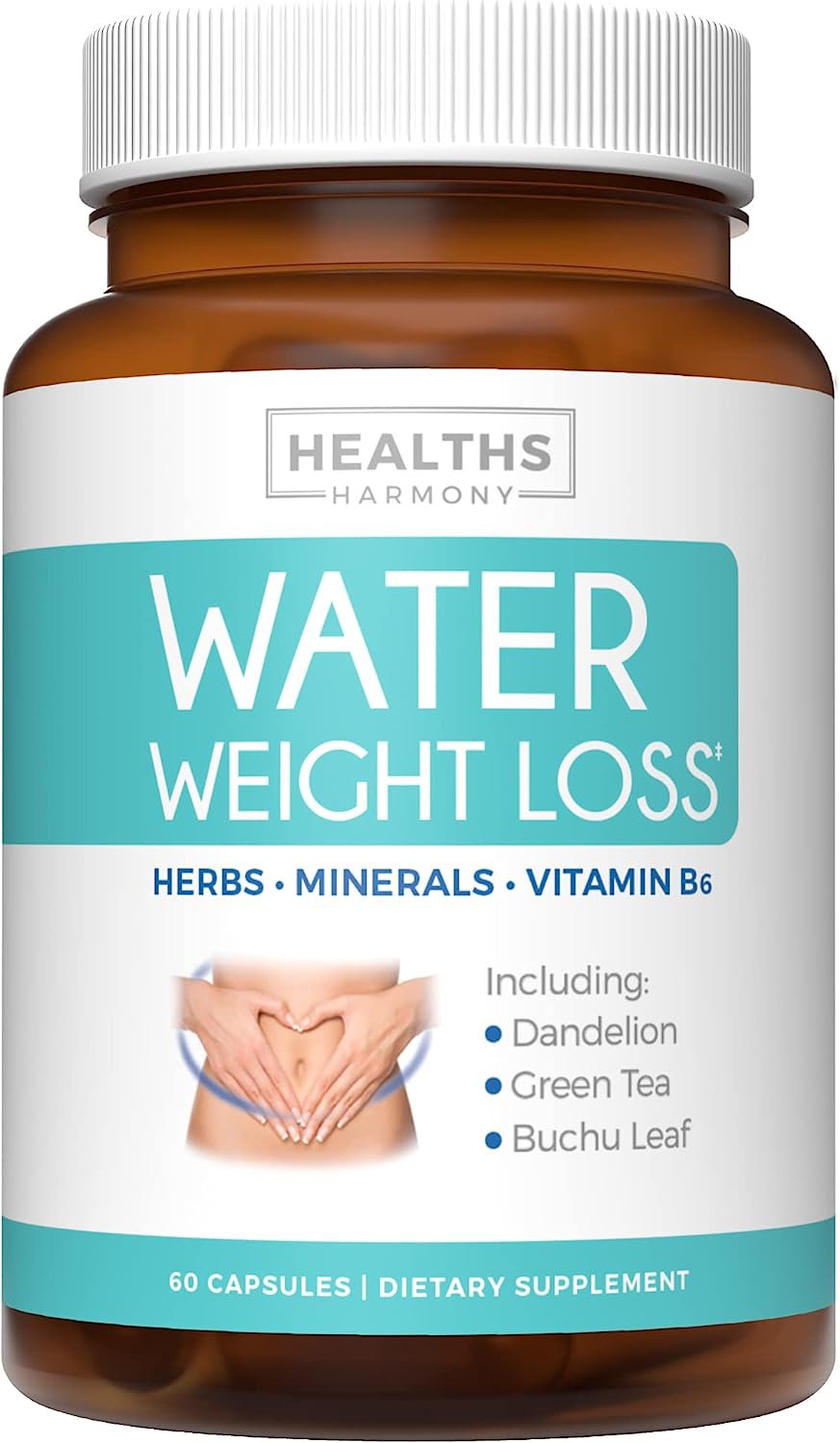 Water Pills - Natural Diuretic: Helps Relieve Bloating, Swelling & Water Retention