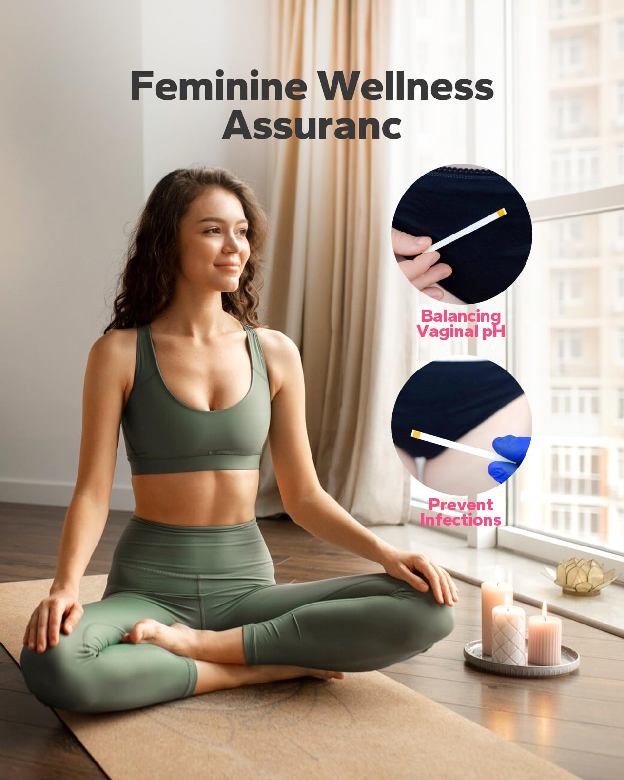 Choppie Vaginal Health pH Test Strips (50 Strips), pH Balance Test Strips for Women, Vaginal pH Test Strips Choppie