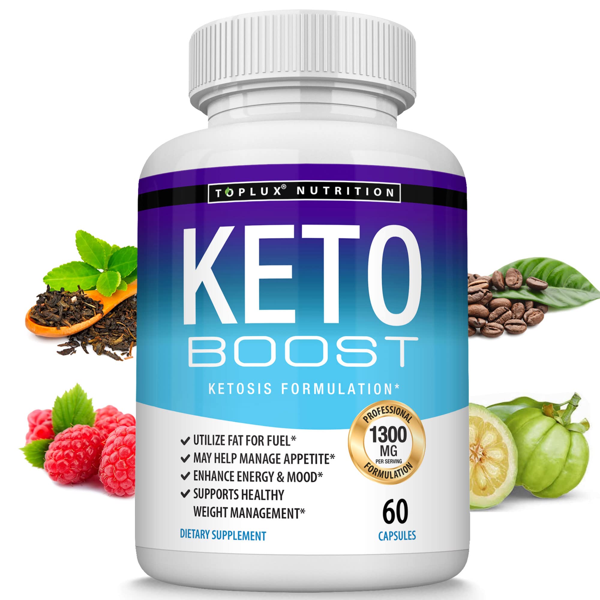 Keto Boost Diet Pills Ketosis Supplement - Natural Exogenous Keto Formula Support Energy 