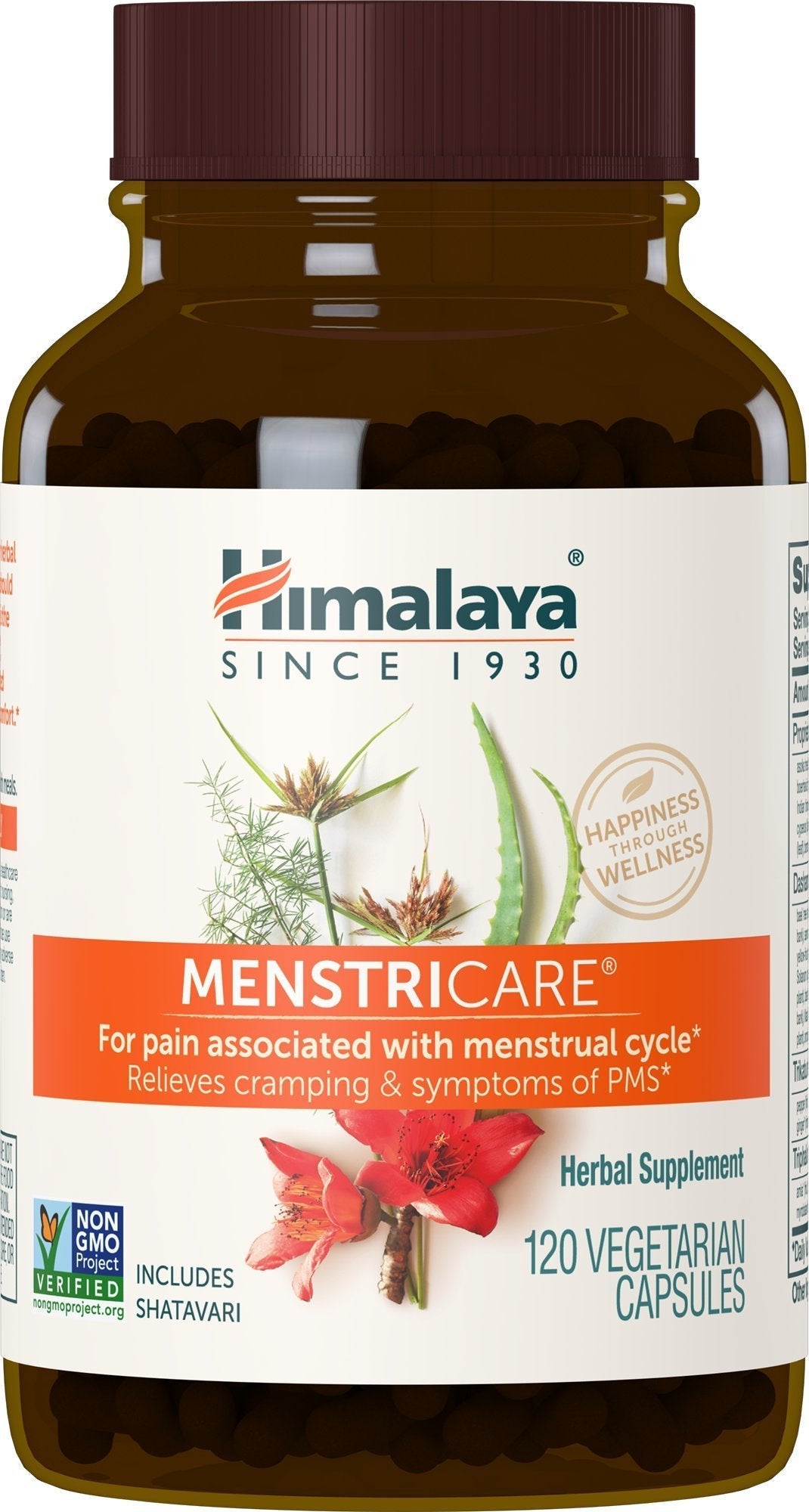 Himalaya MenstriCare for PMS, Menstrual Cramp Relief, Womens Health & Balanced Hormone Support