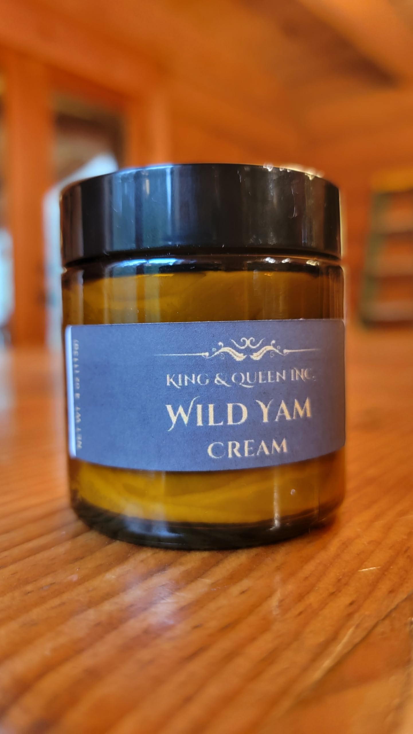 Natural Organic Wild Yam Cream Menopause Relief Hormonal Balance Formula 100g Progesterone Women's King & Queen INC