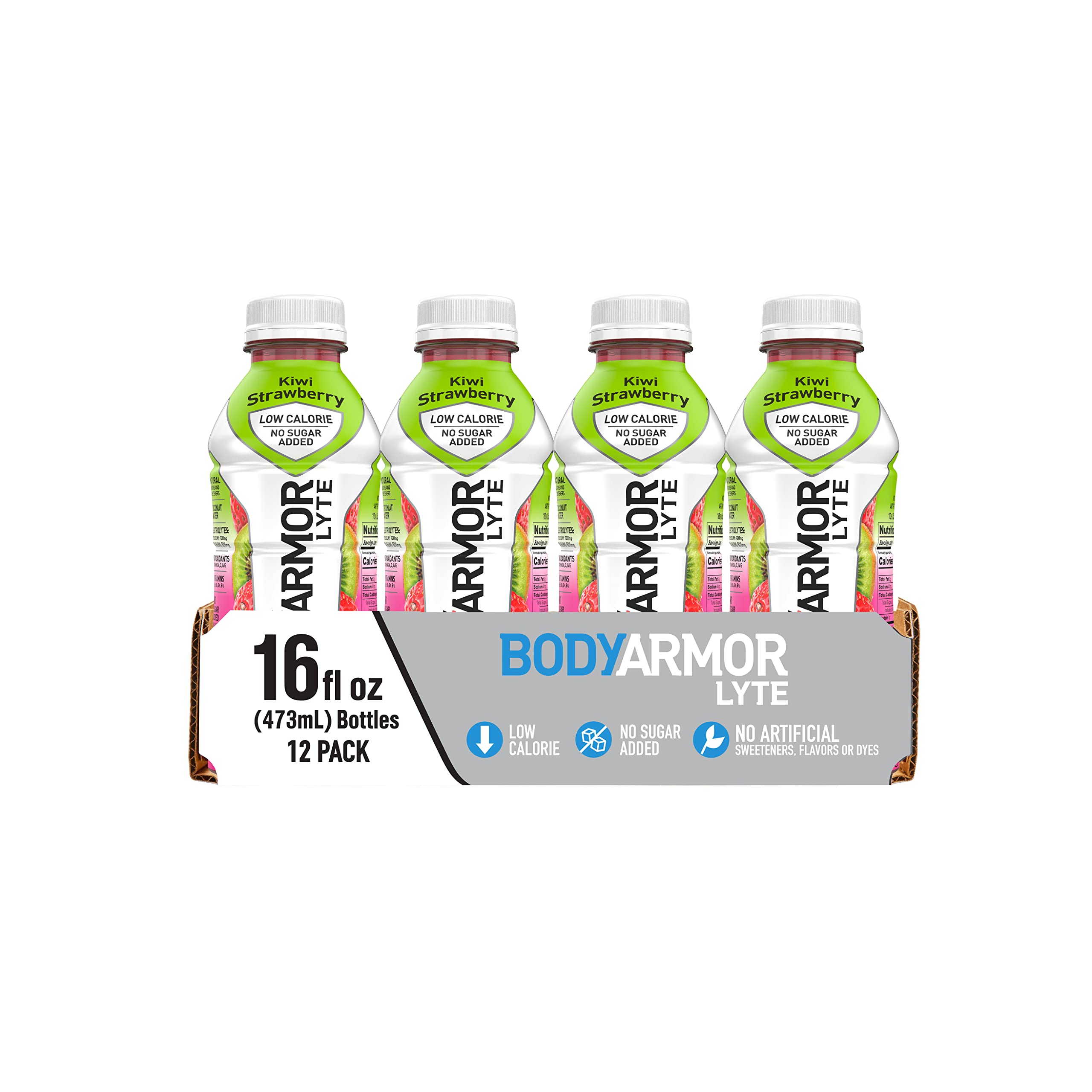 BODYARMOR LYTE Sports Drink Low-Calorie Sports Beverage, Kiwi Strawberry BODYARMOR